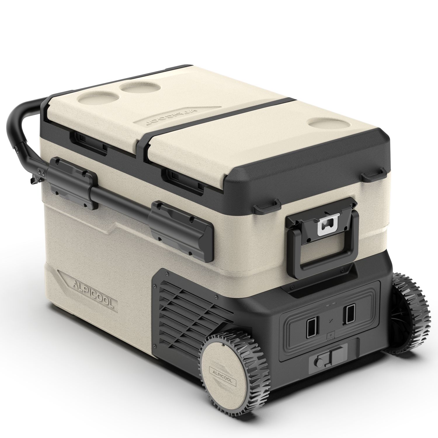 Frigider auto cu compresor Alpicool TGBSW35 (LG). 38 litri. Cu doua camere. Pana la -20 grade C. (12, 24, 220 V) - imagine 5