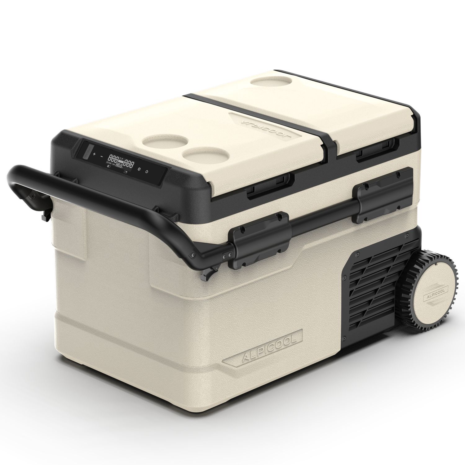 Frigider auto cu compresor Alpicool TGBSW35 (LG). 38 litri. Cu doua camere. Pana la -20 grade C. (12, 24, 220 V) - imagine 3