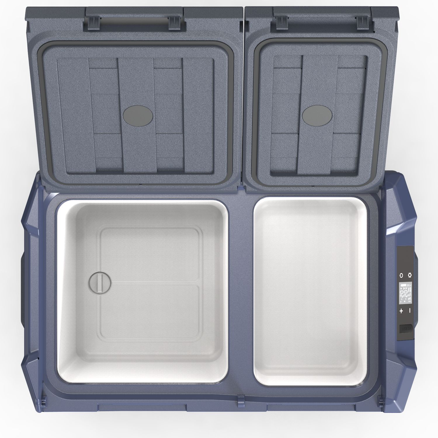 Frigider auto cu compresor Alpicool NLS35 (23 litri). Cu doua camere. Pana la -20 grade C, (12, 24, 220 V) - imagine 2