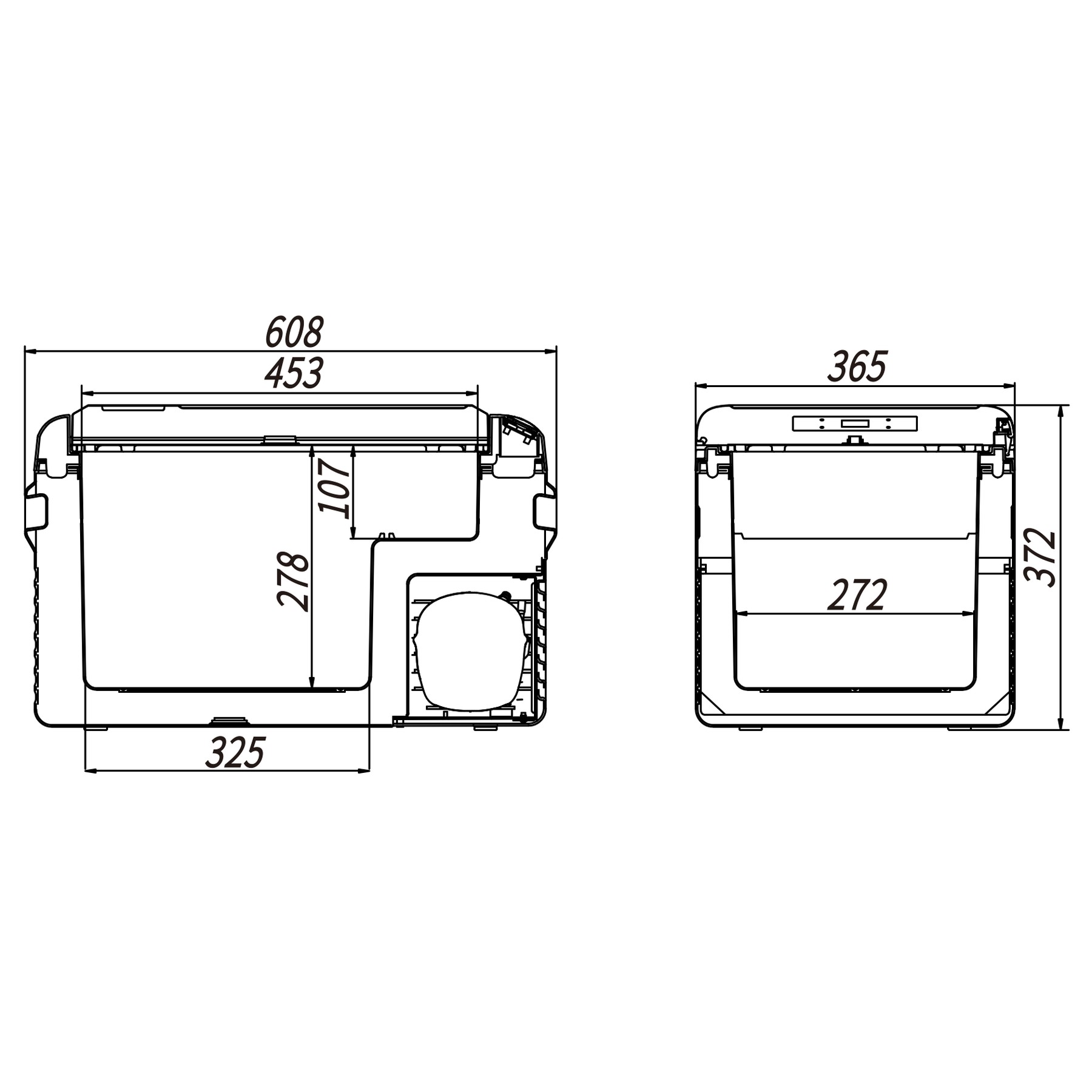 Frigider auto cu compresor Alpicool CL30 (29 litri). Pana la -20 grade C, (12, 24, 220 V) - imagine 7