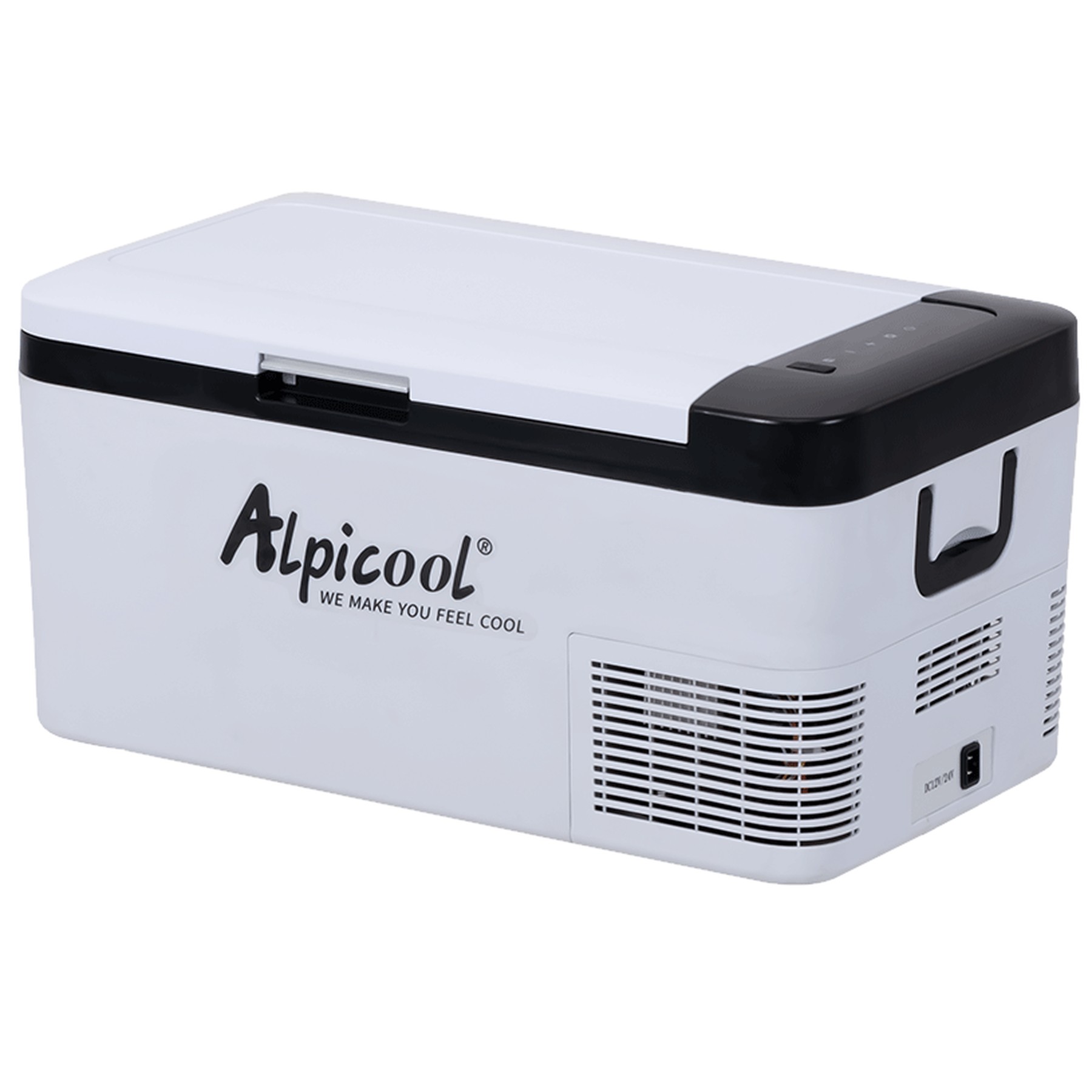 Frigider auto cu compresor Alpicool K18 (20 litri). Pana la -20 grade C. (12, 24, 220 V)