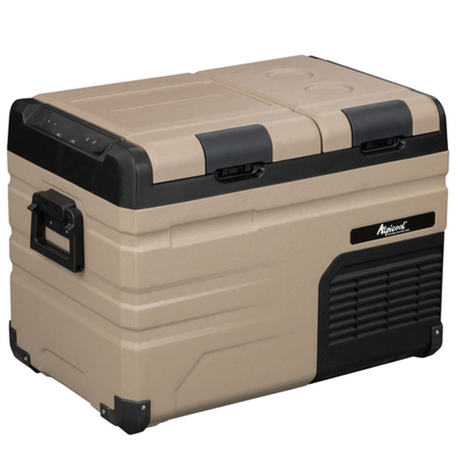 Frigider auto cu compresor Alpicool TA35 (LG). 37 litri. Cu doua camere. Pana la -20 grade C. (12, 24, 220 V) - imagine 2