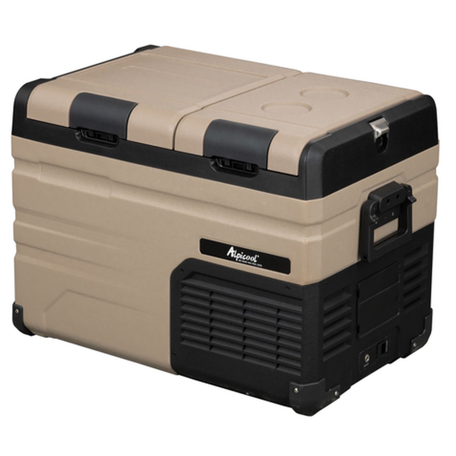 Frigider auto cu compresor Alpicool TA35 (LG). 37 litri. Cu doua camere. Pana la -20 grade C. (12, 24, 220 V)