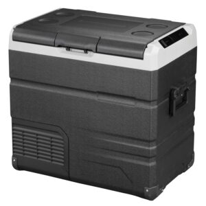 Frigider auto cu compresor Alpicool TS60 (LG). 60 litri. Pana la -20 grade C. (12, 24, 220 V)