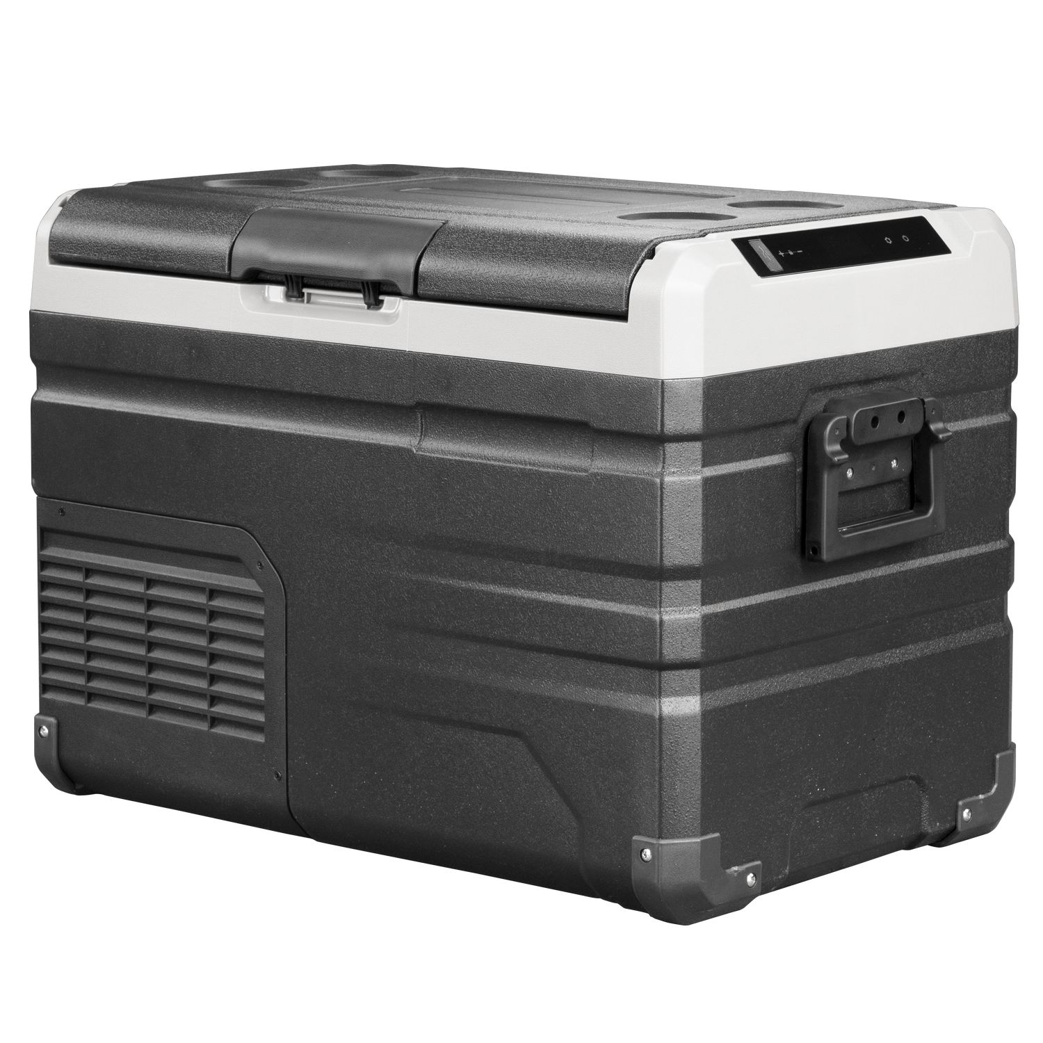 Frigider auto cu compresor Alpicool TW35 (37 litri). Cu doua camere. Pana la -20 grade C. (12, 24, 220 V)